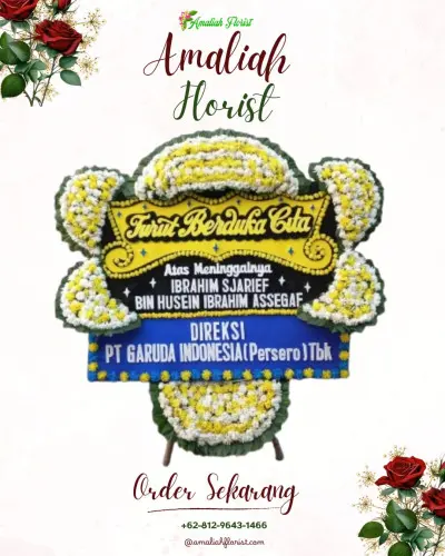 Papan Bunga Duka di Sitirejo Ii