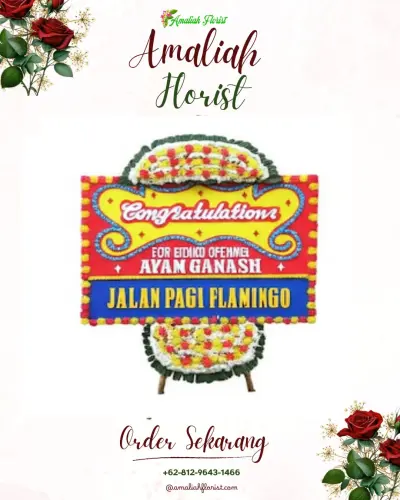 Bunga Papan Congratulation di Sitirejo Ii